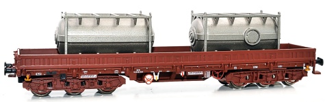 NPE Modellbau NW22216 - H0 - Schwerlastwagen Samms 4860 Wassertanks, DR, Ep. IV